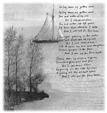 Picture and handwritten text