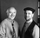 Arto Tuncboyaciyan and Paul Winter. Photo &copy; 2000 Jeff Day